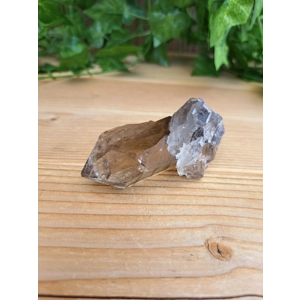 3.24 oz Smoky Quartz Crystal Point with Goddess Face, Timelink and Window. You get this piece!