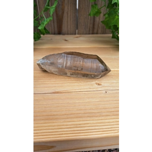 13.96 oz Smoky Quartz Crystal Point with Golden Rutile inclusions. You get this piece!