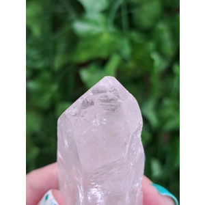 2.48 oz. Clear Lemurian Quartz Crystal Point. All Natural Clear Quartz Point from Brazil. You get th