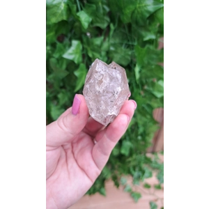 2.14 oz. Raw Skeletal Herkimer Diamond Quartz Crystal from Middleville NY. Fenster Quartz. Elestial