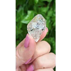 0.32 oz. Raw Herkimer Diamond Quartz Crystal Cluster Specimen from Turtle Clan Ridge in Fonda NY. 9