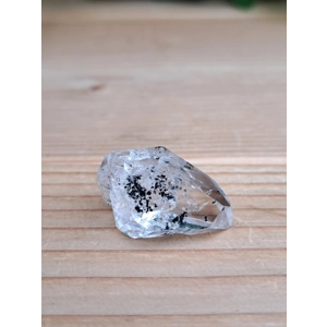 0.26 oz. Herkimer Diamond Quartz Crystal Turtle Clan Ridge in Fonda NY. 7.4 grams. H39. You get this