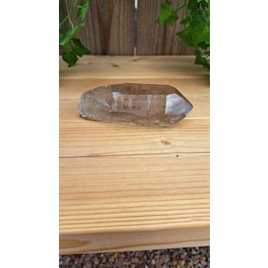 13.96 oz Smoky Quartz Crystal Point with Golden Rutile inclusions. You get this piece!