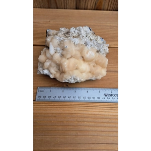 3.28 Lb Stilbite Crystal Cluster with Apophyllite from India. You get this piece!