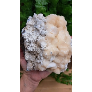 3.28 Lb Stilbite Crystal Cluster with Apophyllite from India. You get this piece!