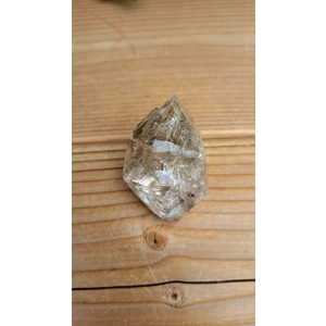 2.14 oz. Raw Skeletal Herkimer Diamond Quartz Crystal from Middleville NY. Fenster Quartz. Elestial