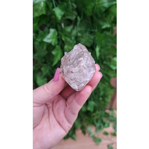 2.14 oz. Raw Skeletal Herkimer Diamond Quartz Crystal from Middleville NY. Fenster Quartz. Elestial