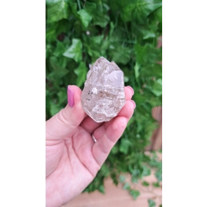 2.14 oz. Raw Skeletal Herkimer Diamond Quartz Crystal from Middleville NY. Fenster Quartz. Elestial