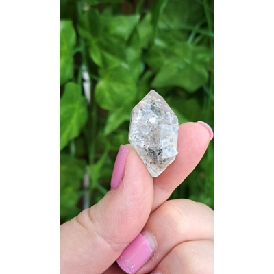 0.27 oz. Herkimer Diamond Quartz Crystal Turtle Clan Ridge in Fonda NY. 7.7 grams. H44. You get this