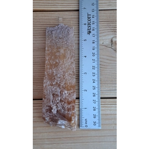 8.45 oz. Natural Golden Selenite Crystal Flame Slab Self Collected in Southern Arizona. You get this