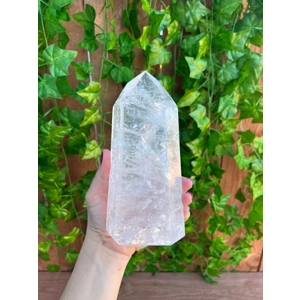 2.34 Lb Clear Quartz Crystal Point. Polished Quartz Crystal Point. You get this piece!