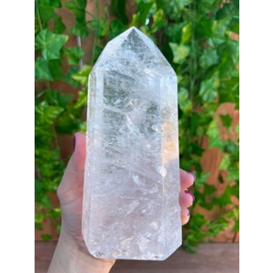 2.34 Lb Clear Quartz Crystal Point. Polished Quartz Crystal Point. You get this piece!