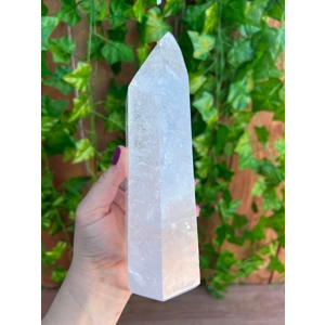 2.34 Lb Clear Quartz Crystal Point. Polished Quartz Crystal Point. You get this piece!
