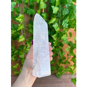 2.34 Lb Clear Quartz Crystal Point. Polished Quartz Crystal Point. You get this piece!