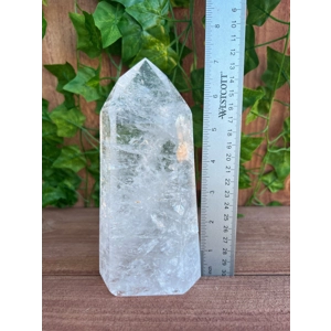 2.34 Lb Clear Quartz Crystal Point. Polished Quartz Crystal Point. You get this piece!