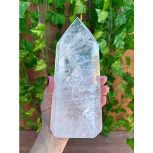 2.34 Lb Clear Quartz Crystal Point. Polished Quartz Crystal Point. You get this piece!