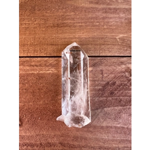 2.57 oz. Clear Lemurian Quartz Crystal Point. All Natural Clear Quartz Point from Brazil. You get th