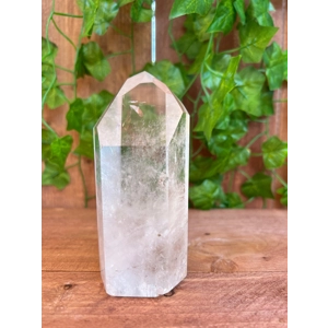 1.03 lb Clear Polished Quartz Crystal Point from Brazil. You get this piece!