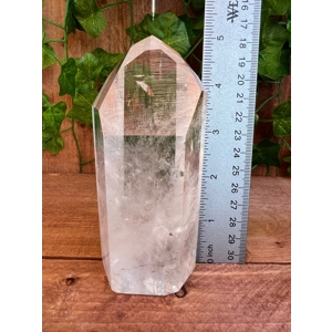 1.03 lb Clear Polished Quartz Crystal Point from Brazil. You get this piece!