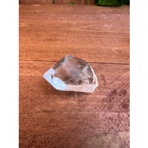 0.62 oz Clear Quartz Double Terminated Crystal with Timelinks from Brazil 17.5 Grams. You get this p