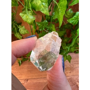 0.62 oz Clear Quartz Double Terminated Crystal with Timelinks from Brazil 17.5 Grams. You get this p