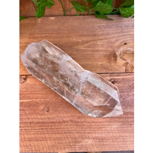 2.62 Lb Lemurian Quartz Crystal. All Natural Large Lemurian Quartz Point from Minas Gerais Brazil. Y