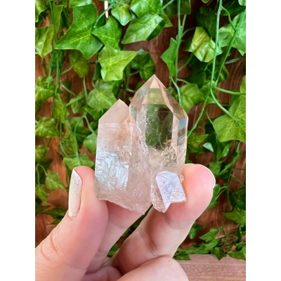 1.13 oz. Clear Quartz Crystal Points Cluster from Brazil. 32 Grams. You get this piece!