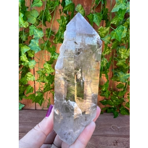 1.16 Lb Clear Smoky Quartz Point with Etching. You get this piece!
