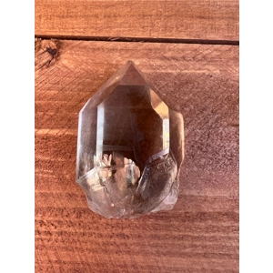 5.17 oz. Clear Smoky Quartz Point Crystal Point with Goddess Face. You get this piece!