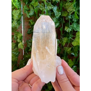 1.85 lb Clear Lemurian Quartz Twin Crystal Points Freestanding. You get this piece!