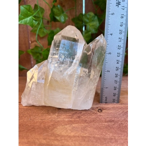 1.85 lb Clear Lemurian Quartz Twin Crystal Points Freestanding. You get this piece!