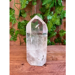 1.03 lb Clear Polished Quartz Crystal Point from Brazil. You get this piece!