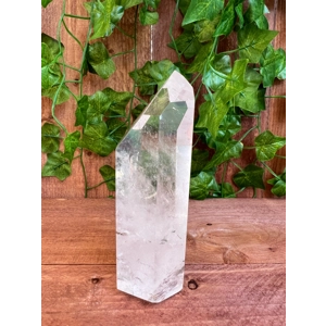 1.03 lb Clear Polished Quartz Crystal Point from Brazil. You get this piece!