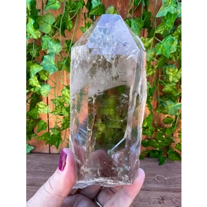 1.16 Lb Clear Smoky Quartz Point with Etching. You get this piece!
