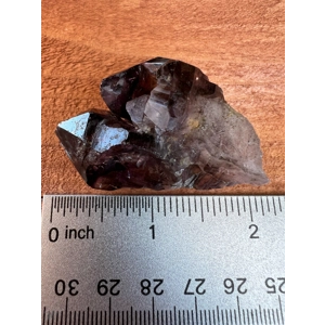 1.28 oz. Amethyst Crystal Scepter Point with Enhydro's and Hematite from Karoi District, Mashonaland