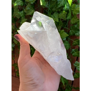 1.63 Lb Arkansas Quartz Crystal Points Cluster. Natural Water Clear Quartz Point from Arkansas. You