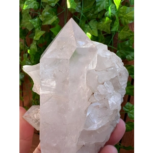 1.63 Lb Arkansas Quartz Crystal Points Cluster. Natural Water Clear Quartz Point from Arkansas. You