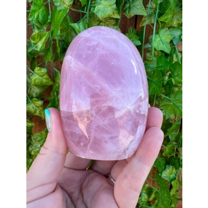 12.69 oz. Rose Quartz Freeform Crystal 3.5 Inch. Polished Rose Quartz Freeform Crystal. You get this