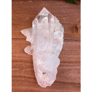 1.63 Lb Arkansas Quartz Crystal Points Cluster. Natural Water Clear Quartz Point from Arkansas. You