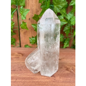2.24 Lb. Clear Quartz Crystal Point. Polished Clear Quartz Point. You get this piece!