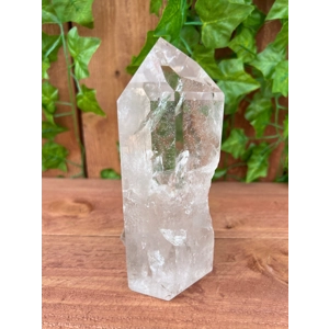 2.24 Lb. Clear Quartz Crystal Point. Polished Clear Quartz Point. You get this piece!