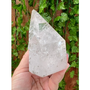 1.63 Lb Clear Quartz Crystal Point. Polished Quartz Crystal Point. You get this piece!