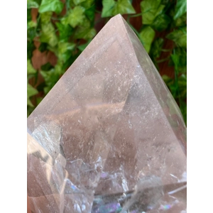 1.32 Lb. Clear Quartz Crystal Point. Polished Channeling Quartz Point. You get this piece!