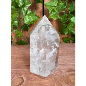 1.32 Lb. Clear Quartz Crystal Point. Polished Channeling Quartz Point. You get this piece!