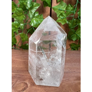 1.32 Lb. Clear Quartz Crystal Point. Polished Channeling Quartz Point. You get this piece!