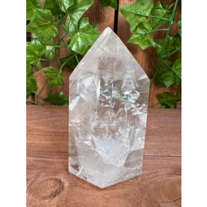 1.32 Lb. Clear Quartz Crystal Point. Polished Channeling Quartz Point. You get this piece!