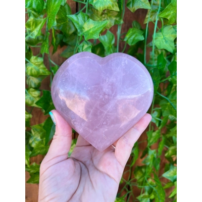 1.4 Lb Rose Quartz Heart A Grade. 4.25 Inch Polished Rose Quartz Crystal Puffy Heart. You get this p