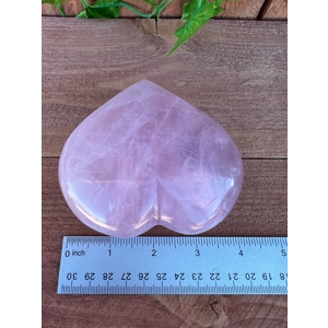 1.4 Lb Rose Quartz Heart A Grade. 4.25 Inch Polished Rose Quartz Crystal Puffy Heart. You get this p
