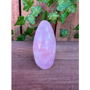 12.69 oz. Rose Quartz Freeform Crystal 3.5 Inch. Polished Rose Quartz Freeform Crystal. You get this