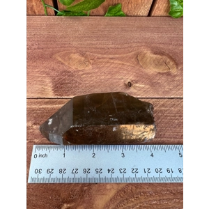 8.2 oz Smoky Quartz Crystal Point. All Natural Water Clear Quartz Point from Brazil. You get this pi